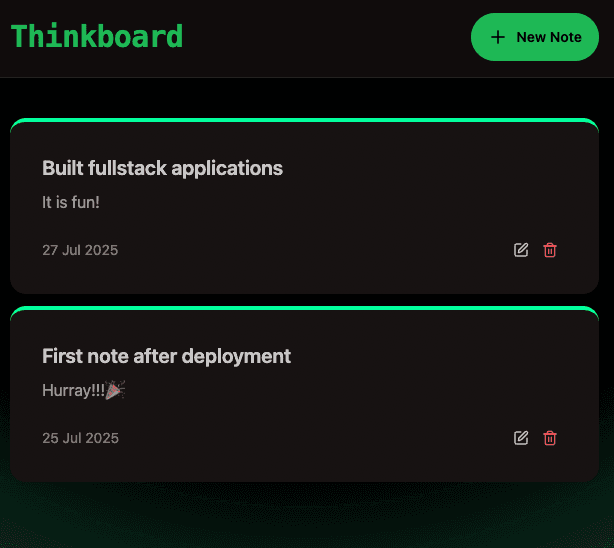 MERN Thinkboard