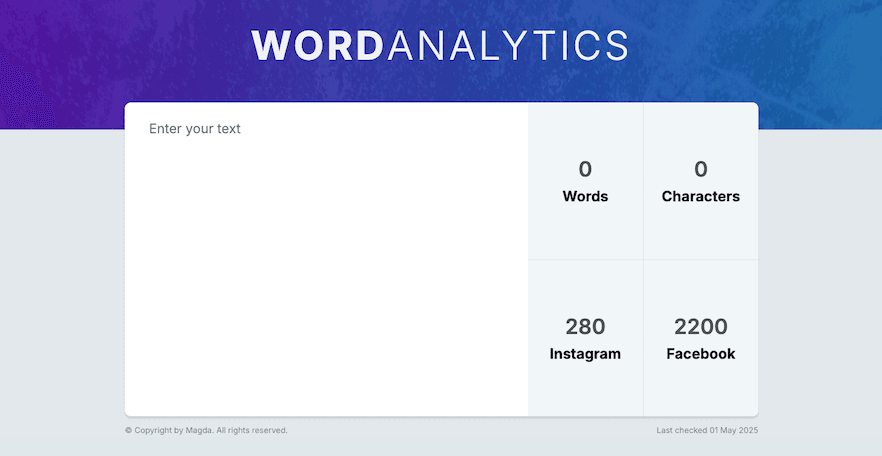 Word Analytics